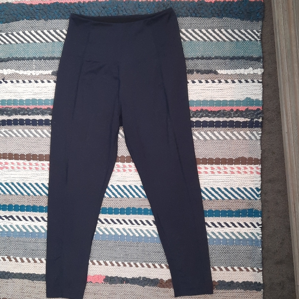 Navy full length leggings